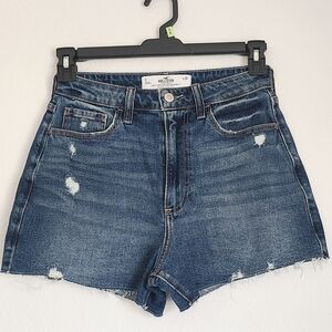 Hollister Women's Blue Denim Shorts